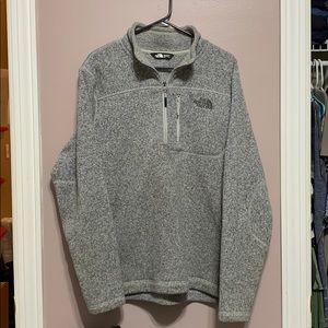 North Face half zip pullover